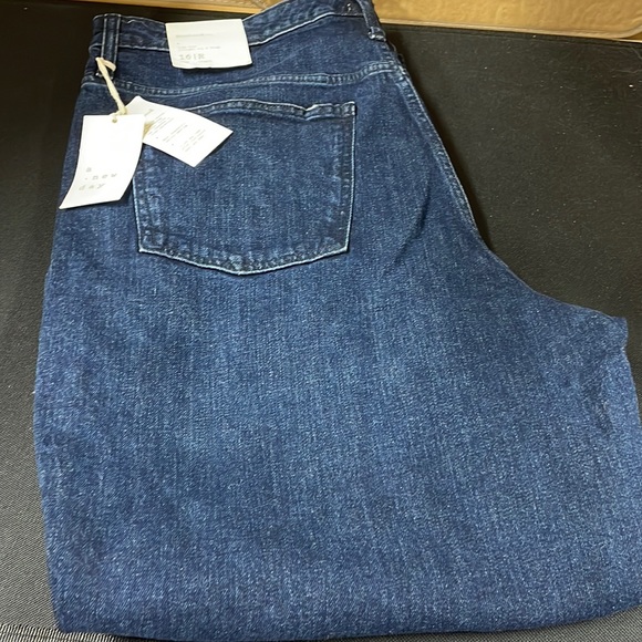 High rise boot, cut dark denim jeans - Picture 3 of 10